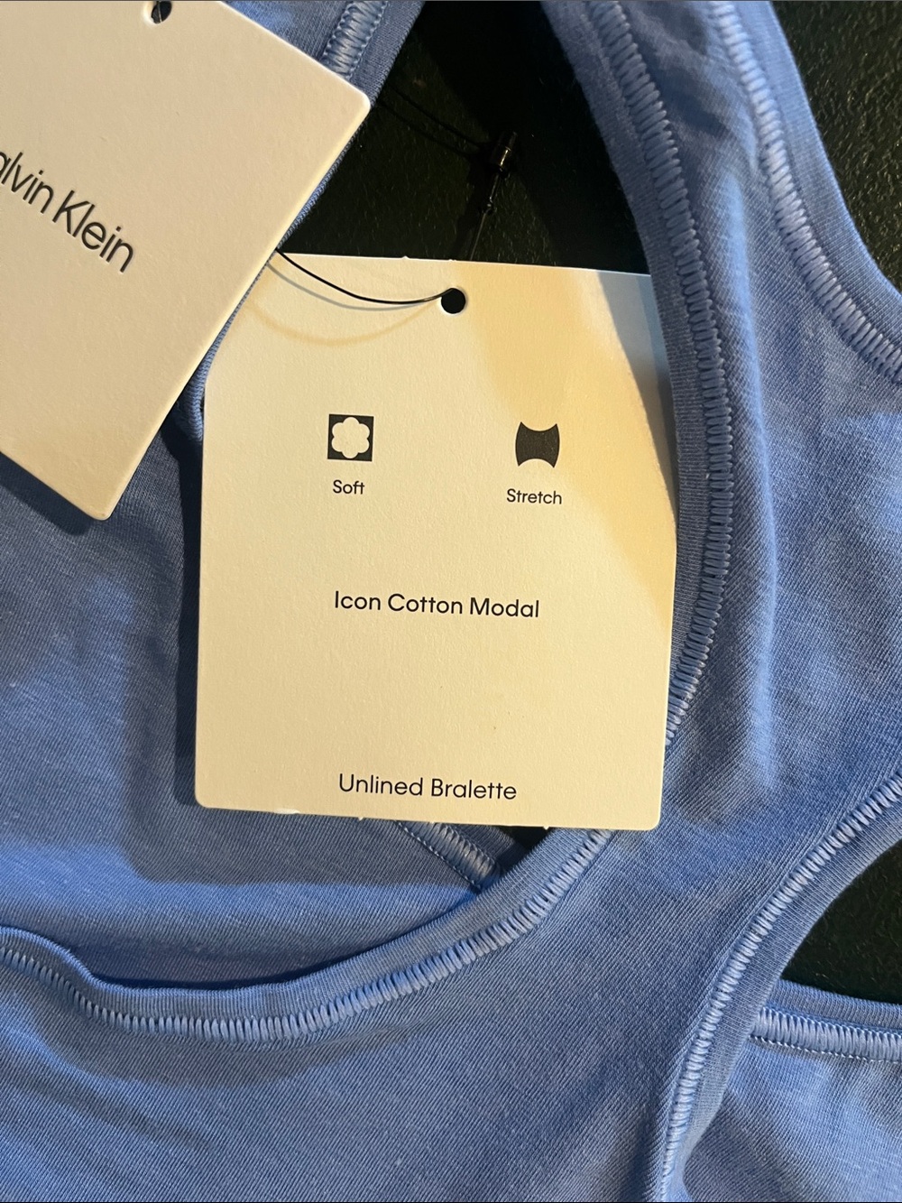 Calvin Klein Racerback Bralette - Picture 5 of 7